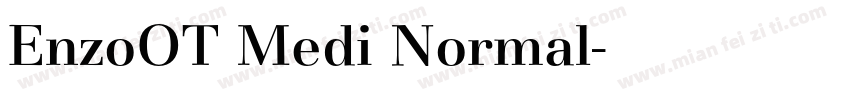 EnzoOT Medi Normal字体转换